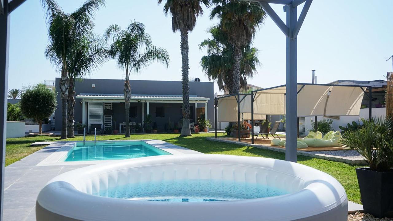 Dependance In Villa Con Piscina Syracuse Exterior foto